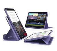 ESR Funda iPad Pro 11 Pulgadas M5/M4 (2025/2024), Funda Giratoria con Tapa Magnética Extraíble, Soporte Vertical/Horizontal Ajustable, 9 Ángulos, Serie Shift, Púrpura