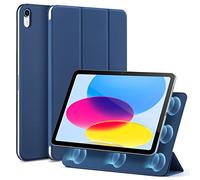 ESR Funda Magnética Compatible iPad de (A16) 11ª/10ª Generación 2025/2022, Fijación Magnético, Soporte Tríptico Bidireccional, Encendido/Apagado Auto, Tapa Blanda, Tacto Sedoso, Rebound, Azul Marino