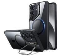 ESR Funda para 2026 Plus, Compatible MagSafe, Control de Cámara, Funda con Soporte Oculto Integrado, Protectora Grado Militar, Resistente a Arañazos, Serie Classic, Negro Transparente