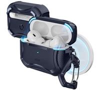 ESR Funda para AirPod Pro 2, Funda Rígida Compatible con AirPods Pro 2ª/1ª Generacion (2023/2022/2019), Compatible con MagSafe, Protección contra Caídas, Tapa Magnética, Azul Marino