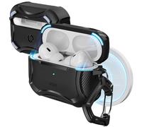 ESR Funda para AirPod Pro 2 (HaloLock), Funda Rígida Compatible con AirPods Pro 2ª/1ª Generacion (2023/2022/2019), Compatible con MagSafe, Protección contra Caídas, Tapa Magnética, Negro