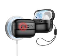 ESR Funda para AirPods Pro 2, Compatible con AirPods Pro 2ª/1ª (2023/2022/2019), Compatible con MagSafe, Cierre Magnético, Protección Completa contra Caídas con Cordón, Serie Pulse, Negro