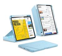 ESR Funda para iPad Air 11"(2026/2025/2024),iPad Air de 5.ª/4.ª Gen (2022/2020), Funda con Soporte Vertical, Múltiples Ángulos de Soporte, Funda Ultraestable, Serie Flip Híbrida, Azul Claro