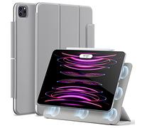 ESR Funda para iPad Air 13 (2025/2024), iPad Pro 12,9” (2022/2021/2020, 6ª/5ª/4ª Generación), Práctica Fijación Magnética, Compatible con Pencil 2, Soporte Bidireccional, Automático Actividad, Gris