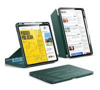 ESR Funda para iPad Pro 13 Pulgadas M5/M4 (2025/2024), Soporte Vertical, Múltiples Ángulos de Soporte, Funda Ultraestable para iPad Pro 13" con Portalápices, Serie Flip Híbrida,Verde