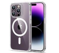 ESR Funda para iPhone 14 Pro, Compatible MagSafe, Protección Grado Militar a Prueba Golpes, Funda Magnética para iPhone 14 Pro, Funda Híbrida Classic (HaloLock), Transparente