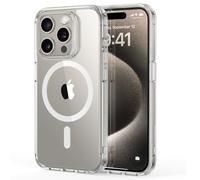 ESR Funda para iPhone 15 Pro, Compatible MagSafe, Protección Grado Militar a Prueba Golpes, Funda Magnética para iPhone 15 Pro, Funda Híbrida Classic (HaloLock), Transparente