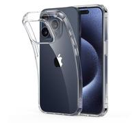 ESR Funda para iPhone 15 Pro, Slim a Prueba de Golpes, Funda TPU Transparente Resistente Amarillamiento, Serie Zero, Transparente
