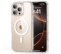 ESR Funda para iPhone 16 Pro (4 en 1), Funda Translúcida Mate con Protector de Pantalla, Compatible MagSafe, Protección Grado Militar, Serie Classic, Transparente Esmerilado