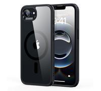 ESR Funda para iPhone 16e, Compatible MagSafe, Protección Grado Militar a Prueba Golpes, Funda Magnética para iPhone 16e, Funda Híbrida Classic (HaloLock), Negro Transparente