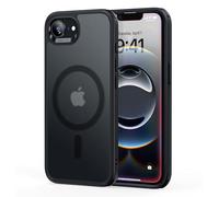 ESR Funda para iPhone 16e, Compatible MagSafe, Protección Grado Militar a Prueba Golpes, Funda Magnética para iPhone 16e, Funda Híbrida Classic (HaloLock), Negro Esmerilado