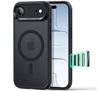 ESR Funda para iPhone 17 Air, Control de Cámara, Compatible MagSafe, Protección Militar a Prueba de Golpes, Esquinas Air Guard, Case Híbrida Classic (HaloLock), Negro Esmerilado