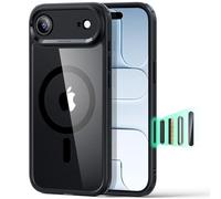 ESR Funda para iPhone 17 Air, Control de Cámara, Compatible MagSafe, Protección Militar a Prueba de Golpes, Esquinas Air Guard, Case Híbrida Classic (HaloLock), Negro Transparente