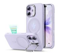 ESR Funda para iPhone 17, Compatible MagSafe, Control de Cámara, Funda con Soporte Oculto Integrado, Protectora Grado Militar, Resistente a Arañazos, Serie Classic, Púrpura