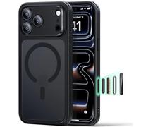 ESR Funda para iPhone 17 Pro MAX, Control de Cámara, Compatible MagSafe, Protección Militar a Prueba de Golpes, Esquinas Air Guard, Case Híbrida Classic (HaloLock), Negro Esmerilado