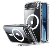 ESR Funda para iPhone 17e/iPhone 16e, Case Compatible con MagSafe, Funda con Soporte Oculto Integrado, Protectora Grado Militar, Resistente a Arañazos, Serie Classic, Transparente