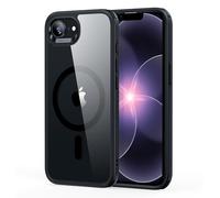 ESR Funda para iPhone 17e/ iPhone 16e, Compatible MagSafe, Protección Grado Militar a Prueba Golpes, Case Magnética para iPhone 17e/16e, Funda Híbrida Classic (HaloLock), Negro Transparente