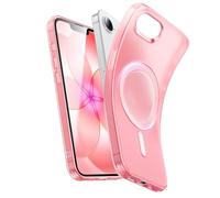 ESR Funda para iPhone 17e/iPhone 16e, Funda de Silicona Transparente con MagSafe, Carcasa Fina a Prueba de Golpes, Funda de TPU Transparente Fina antiamarilleo, Serie Zero, Rojo