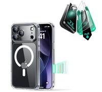 ESR Funda y Pack 3 Protectores de Pantalla para iPhone 17 Pro MAX
