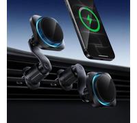 ESR OmniLock Qi2.2 MagSafe - Soporte para coche (25 W, función de carga | Cryoboost Soporte de teléfono móvil para coche giratorio 360°, cargador de coche para iPhone 18 Pro Max, Duo