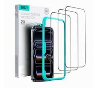 ESR Pack 3 Protector Pantalla para iPhone 17 Pro Max, Marco de Alineación