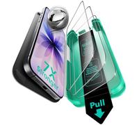 ESR Pack 3 Protectores de Pantalla 9H+ para iPhone 17/16 Pro, Cristal Templado Armorite Ultrarresistente, Antirreflejante, Grado Militar, Irrompible, Muy Duradero con Bandeja UltraFit