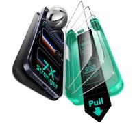 ESR Pack 3 Protectores de Pantalla 9H+ para iPhone 17 Pro, Cristal Templado Armorite Ultrarresistente, Grado Militar, Irrompible, Muy Duradero con Bandeja UltraFit