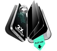 ESR Pack 3 Protectores de Pantalla con Privacidad para iPhone 16 Pro Max, Protección Militar, Dureza 9H, Cristal Templado Antiespía con Bandeja UltraFit