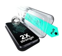 ESR Pack 3 Protectores de Pantalla para iPhone 17e/iPhone 16e/14/13/13 Pro, Protección Militar, Dureza 9H, Cristal Templado Cobertura Total con Bandeja UltraFit