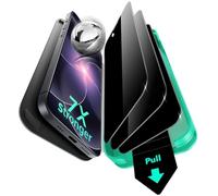 ESR Pack 3 Protectores Pantalla con Privacidad para iPhone 17e/iPhone 16e/14/13/13 Pro, Protector de Pantalla Privacidad templado 9H Antiespía, Sin Burbujas, Herramienta Instalación Fácil Mejorada