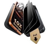 ESR Pack 3 Protectores Pantalla de Accessory Glass by Corning™ con Protección Privacidad, 9H, para iPhone 17 Pro, Grado Militar, No se Astilla, Muy Duradero con Bandeja UltraFit