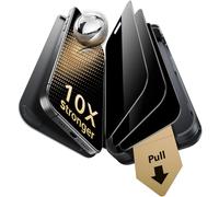 ESR Pack 3 Protectores Pantalla de Accessory Glass by Corning™ con Protección Privacidad, 9H, para iPhone 17/16 Pro, Grado Militar, No se Astilla, Muy Duradero con Bandeja UltraFit