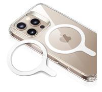 ESR para Anillo MagSafe, 2 Anillos Metálicos Magnéticos para Funda de teléfono, Universal Kit de Conversión para iPhone Air/17/16/16e/15/14/13/12/11, Google Pixel 10, Galaxy S24/S23 y Otros, Blanco