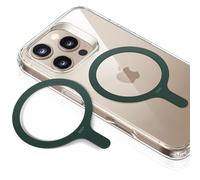 ESR para Anillo MagSafe, 2 Anillos Metálicos Magnéticos para Funda de teléfono, Universal Kit de Conversión para iPhone Air/17/16/16e/15/14/13/12/11, Google Pixel 10, Galaxy S24/S23 y Otros, Verde