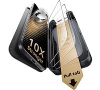 ESR para iPhone 16/15 para vidrio templado, protector de pantalla de vidrio templado Armorite 9H+, protección estándar militar de vidrio templado, vidrio Corning con bandeja UltraFit,3Set