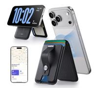 ESR para MagSafe Cartera, Bloqueo RFID, Cartera Geo con Soporte para iPhone, Compatible Localizar con App Encontrar, Wallet para iPhone 17/16/15/14/13/12 Series,No para 13/12 Mini, Negro Medianoche