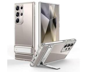 ESR para Samsung Galaxy S24 Ultra, Funda Kickstand con 3 Modos de Soporte, Protección Militar contra Caídas, Funda Slim a Prueba de Golpes, Soporte Kickstand Patentado, Serie Boost, Transparente