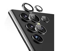 ESR Protector de Cámara para Samsung Galaxy S23 Ultra, Pack 1, Negro | Protectores Individuales para Lentes, Cristal Templado 9H, Nitidez Original de la Cámara, Antiarañazos, Compatible con funda