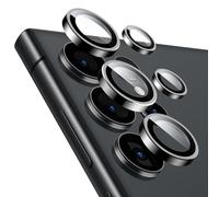 ESR Protector de Cámara para Samsung Galaxy S24 Ultra, Pack 2, Negro | Protectores Individuales para Lentes, Cristal Templado 9H, Nitidez Original de la Cámara, Antiarañazos, Compatible con funda