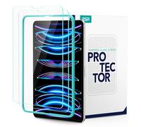ESR Protector de Pantalla Compatible iPad Pro 11” (2022/2021/2020) y iPad Air 5/4 (2022/2020, 10.9”) Película Cristal Templado, Marco de Alineación, Resistente Arañazos, Transparencia HD, 2 Unidades
