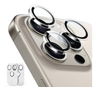 ESR Protectores Lentes de Cámara para iPhone 16 Pro Max/16 Pro/15 Pro Max/15 Pro/14 Pro Max/14 Pro, Protectores Individuales, Resistente Cristal Templado HD, Serie Armorite, 2 Unidad, Transparente