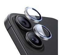 ESR Protectores Lentes de Cámara para iPhone 17/16/16 Plus, Ultrarresistentes, Protectores Individuales para lente, HD, Resistentes Arañazos, Ultrafinos, Pack de 1, Transparente