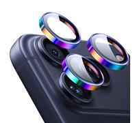 ESR Protectores Lentes de Cámara para iPhone 17 Pro Max/17 Pro/16 Pro Max/16 Pro/15 Pro Max/15 Pro, Protectores Individuales para lente, HD, Resistentes Arañazos, Ultrafinos, Pack de 1, Brillante