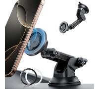 ESR Soporte magnético para salpicadero de Coche, Compatible con Soporte MagSafe, Soporte para Parabrisas para iPhone 17/16/15/14/13/12, Google Pixel 10, S25, Todos los Smartphones, Carga no Compatible