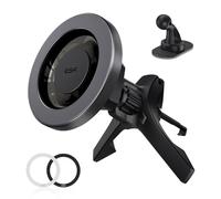 ESR HaloLock Soporte Coche con Magsafe, Soporte Movil Coche para Rejilla Ventilación, Soporte Coche Magnético Compatible iPhone 16/16e/15/14, Galaxy S25 Series, No admite Carga, Negro