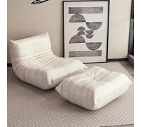 ESRADA Sofá perezoso para balcón, sala de estar, dormitorio, ocio, sofá individual, asiento de lectura para el hogar, sala de estar
