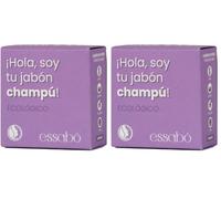 Essabó - Champú en Pastillas - 100% Natural - Enriquecido con Acondicionadores Naturales - Base de Aceite de Coco y Aceite de Oliva - Ideal para Todos los Cabellos - Sin Alérgenos - 120 g