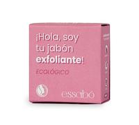Essabó - Jabón Exfoliante - 100% Natural - Exfoliante Suave - Base de Aceite de Coco y Aceite de Oliva - Apto para Todo Tipo de Pieles - Sin Alérgenos - 120 g