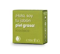 Essabó - Jabón Piel Grasa y Acné - 100% Natural - Enriquecido con Arcilla Verde - Base de Aceite de Coco y Aceite de Oliva - Ideal para Pieles Grasas o con Acné - Sin Alérgenos - 120 g