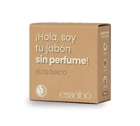 Essabó - Jabón sin Perfume - 100% Natural - Base de Aceite de Coco y Aceite de Oliva - Elaborado Artesanalmente - Apto para Niños y Pieles Sensibles - Sin Alérgenos - 120 g